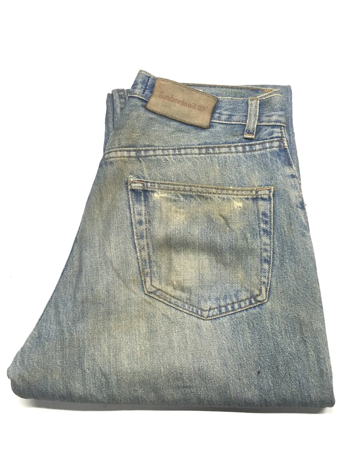 Vintage timberland sports series distressed denim