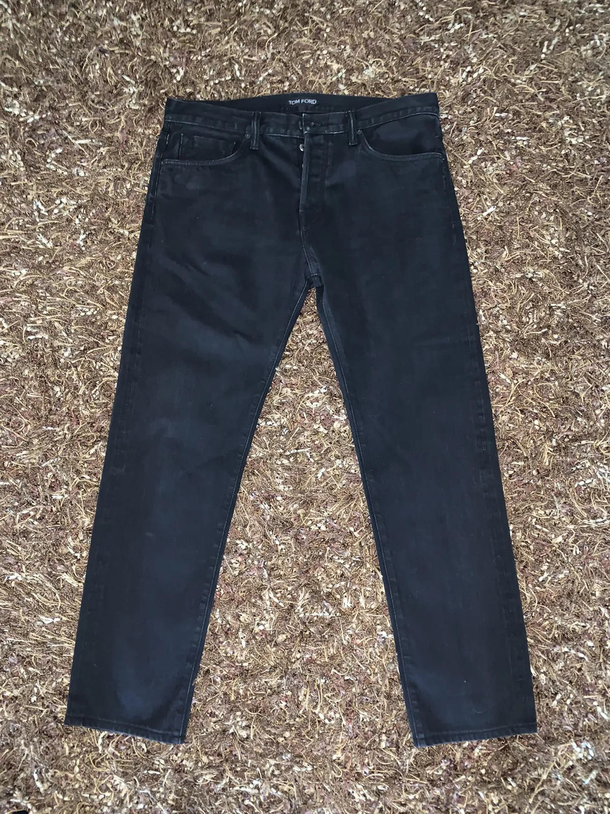 Tom Ford Straight Black Denim