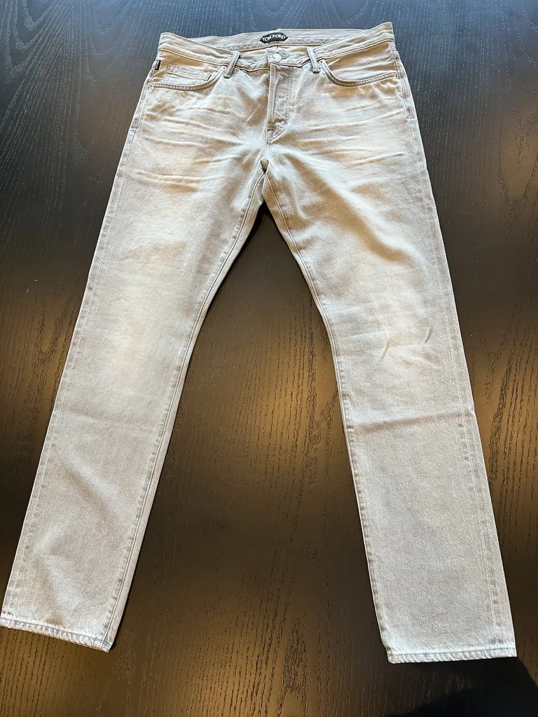 Tom Ford Grey Denim Pants