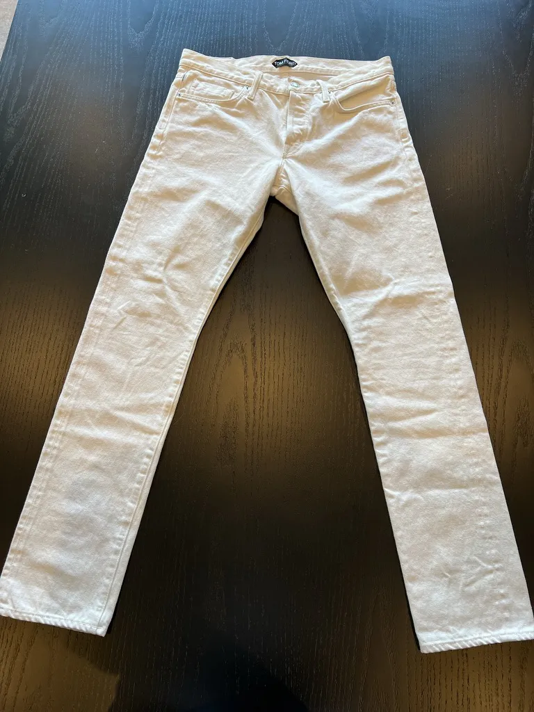 Tom Ford White Denim Pants