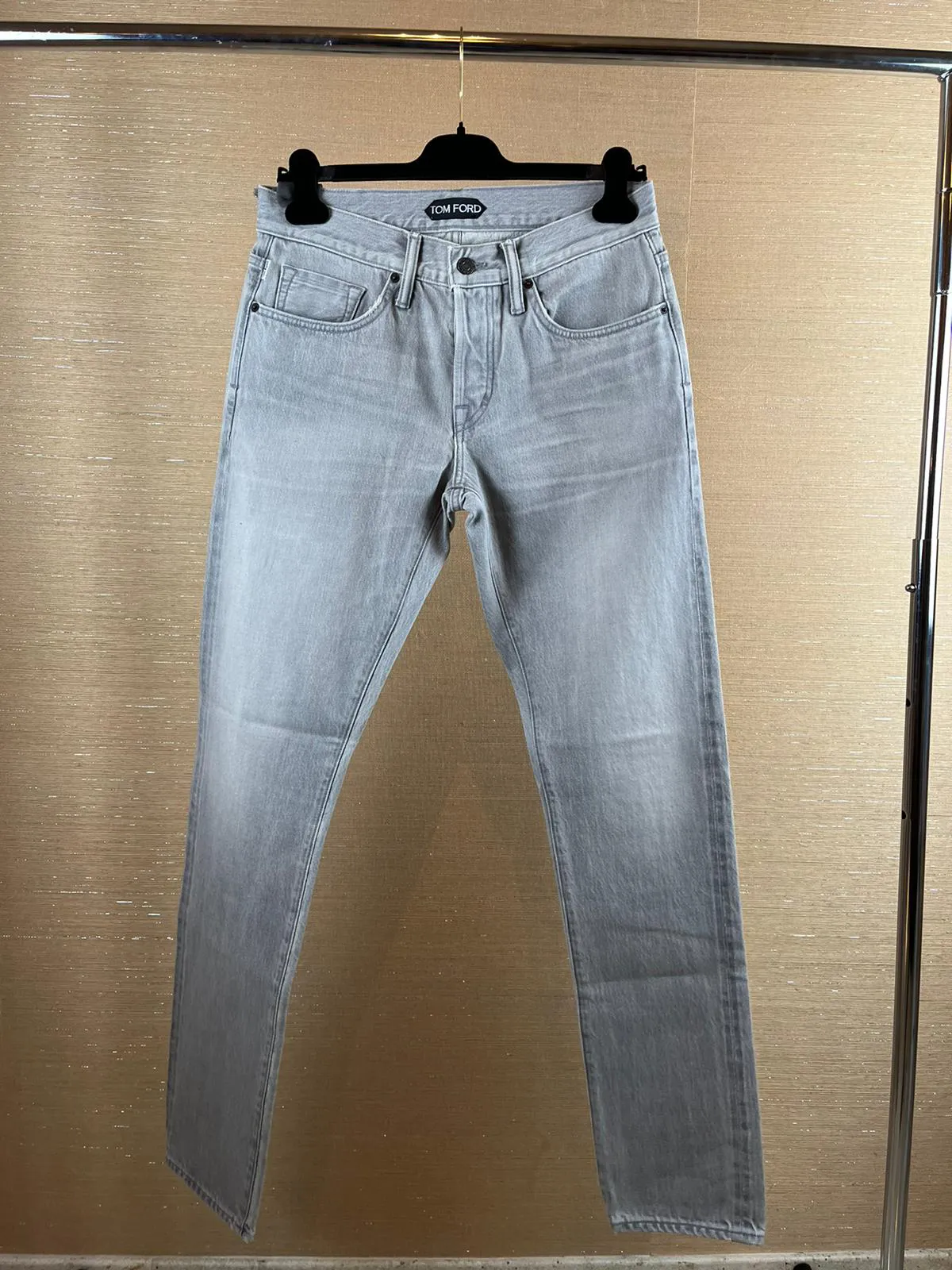 Slim Fit Denim in Washed Black
