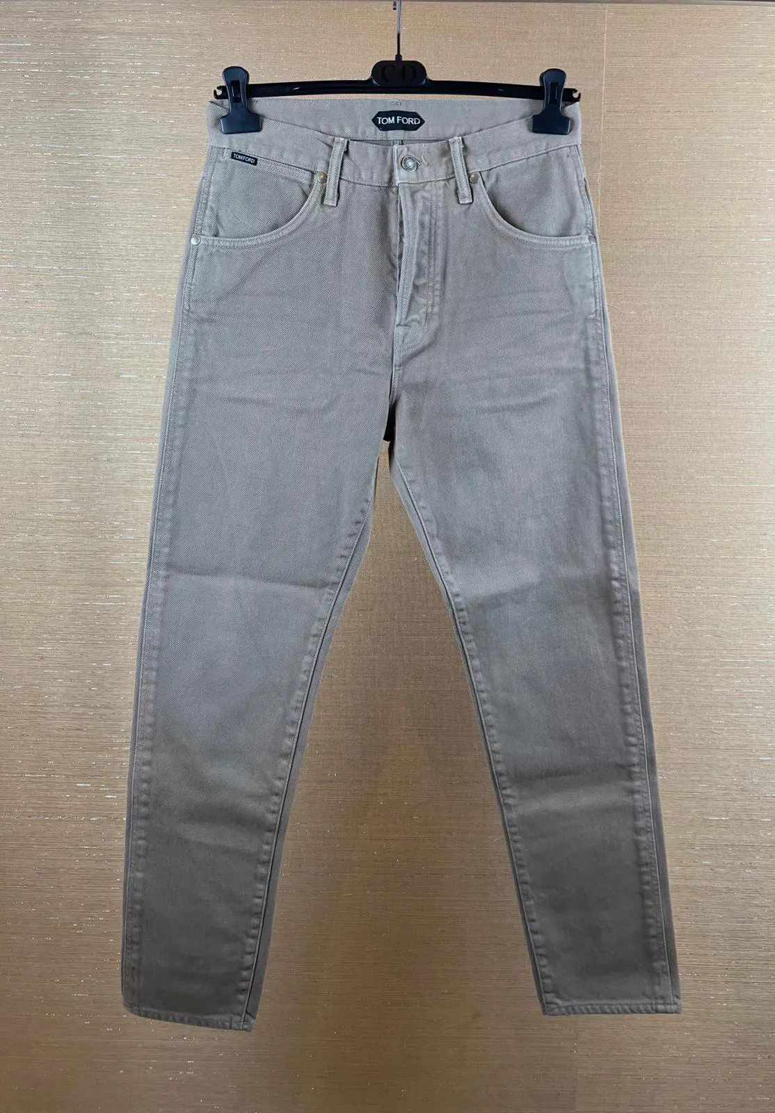Tapered Fit Denim in Grey