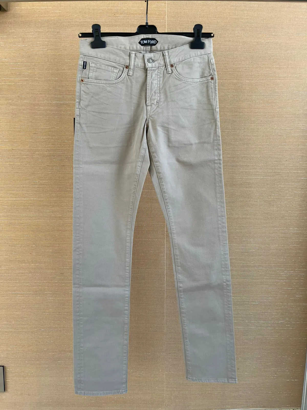 Slim Fit Denim in Soft Grey