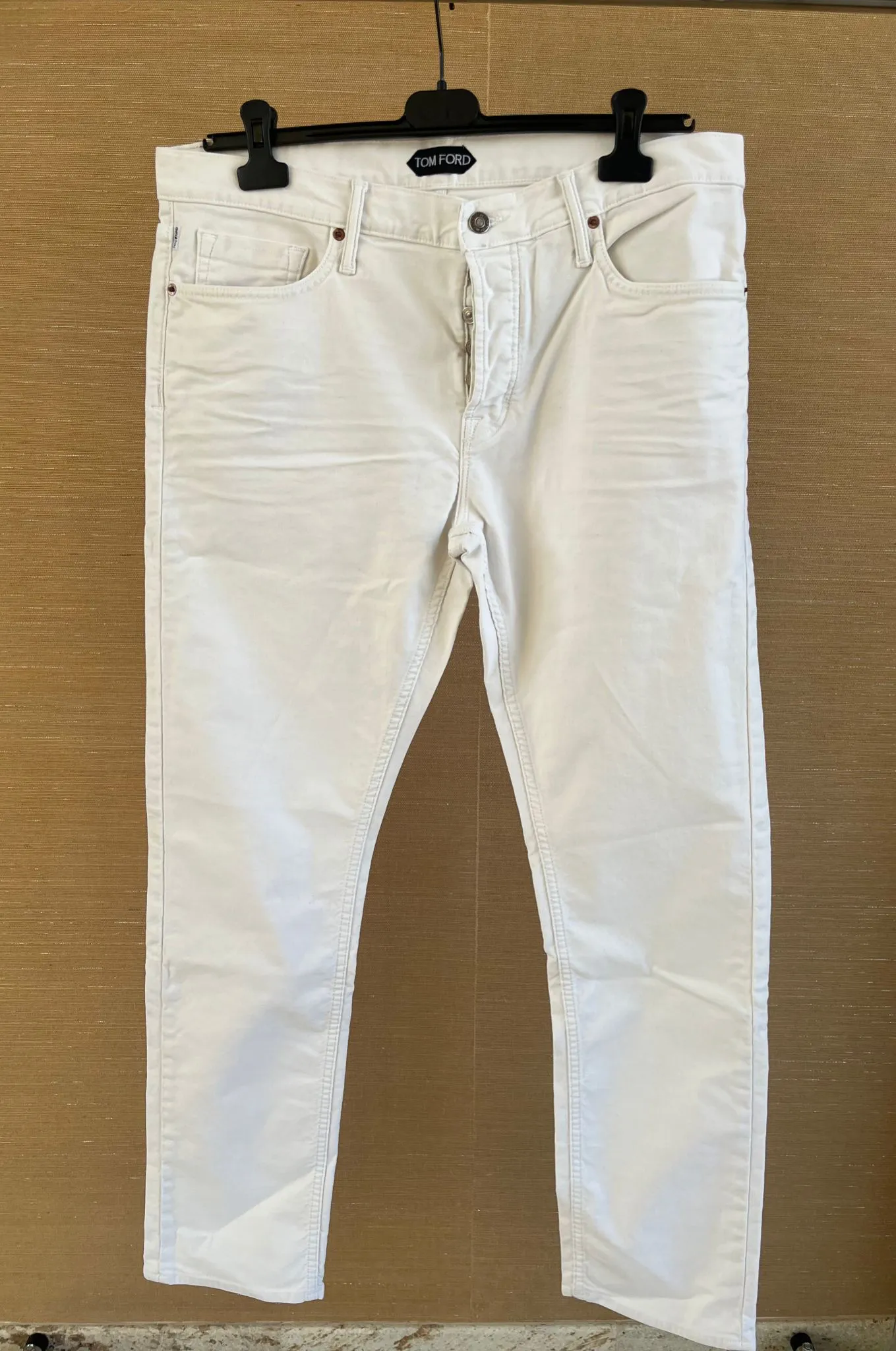 Straight Fit Denim in White