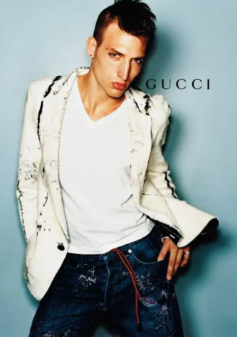 Fall99 AD And Runway Floral Embroiled Denim