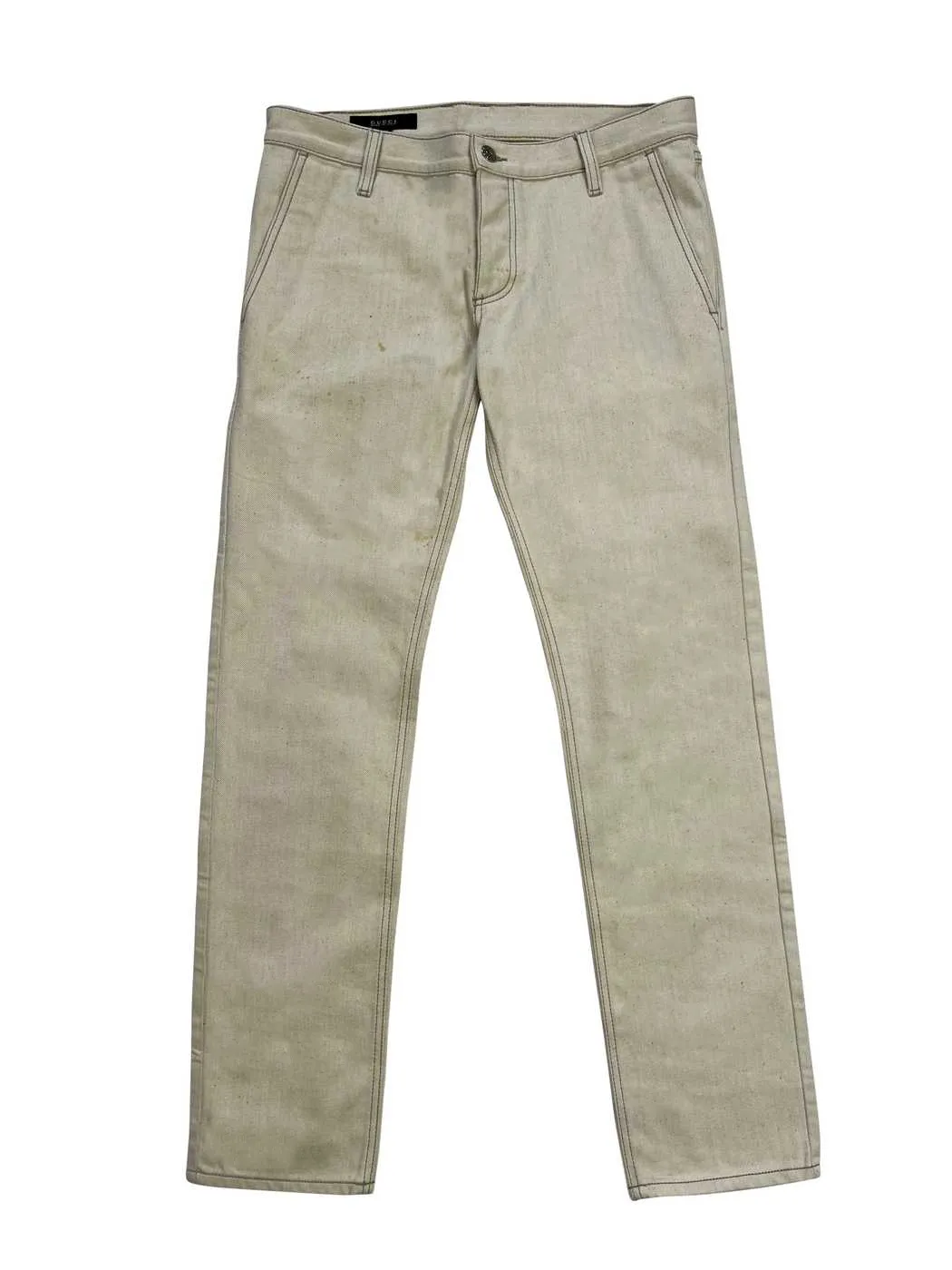 ⚡️QUICK SALE⚡️ 1990s' Gucci by Tom Ford Beige Denim Jeans