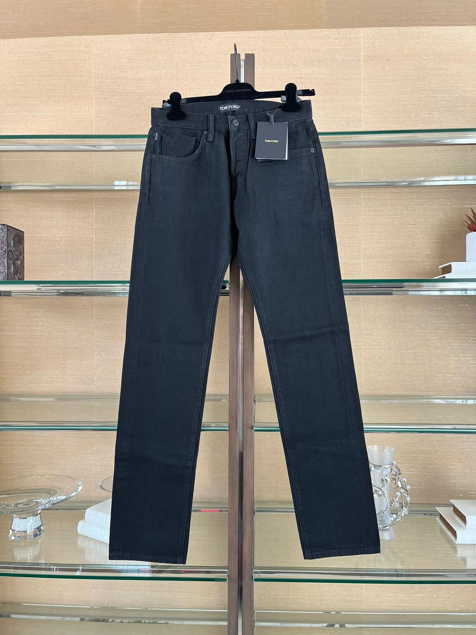 Regular Fit Denim in Black