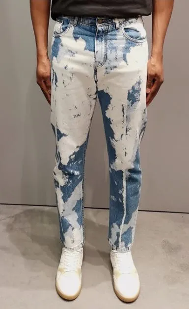 o1loc1c0823 Pant in Blue & White