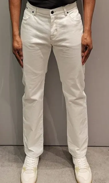 o1loc1c0823 Denim Pant in White