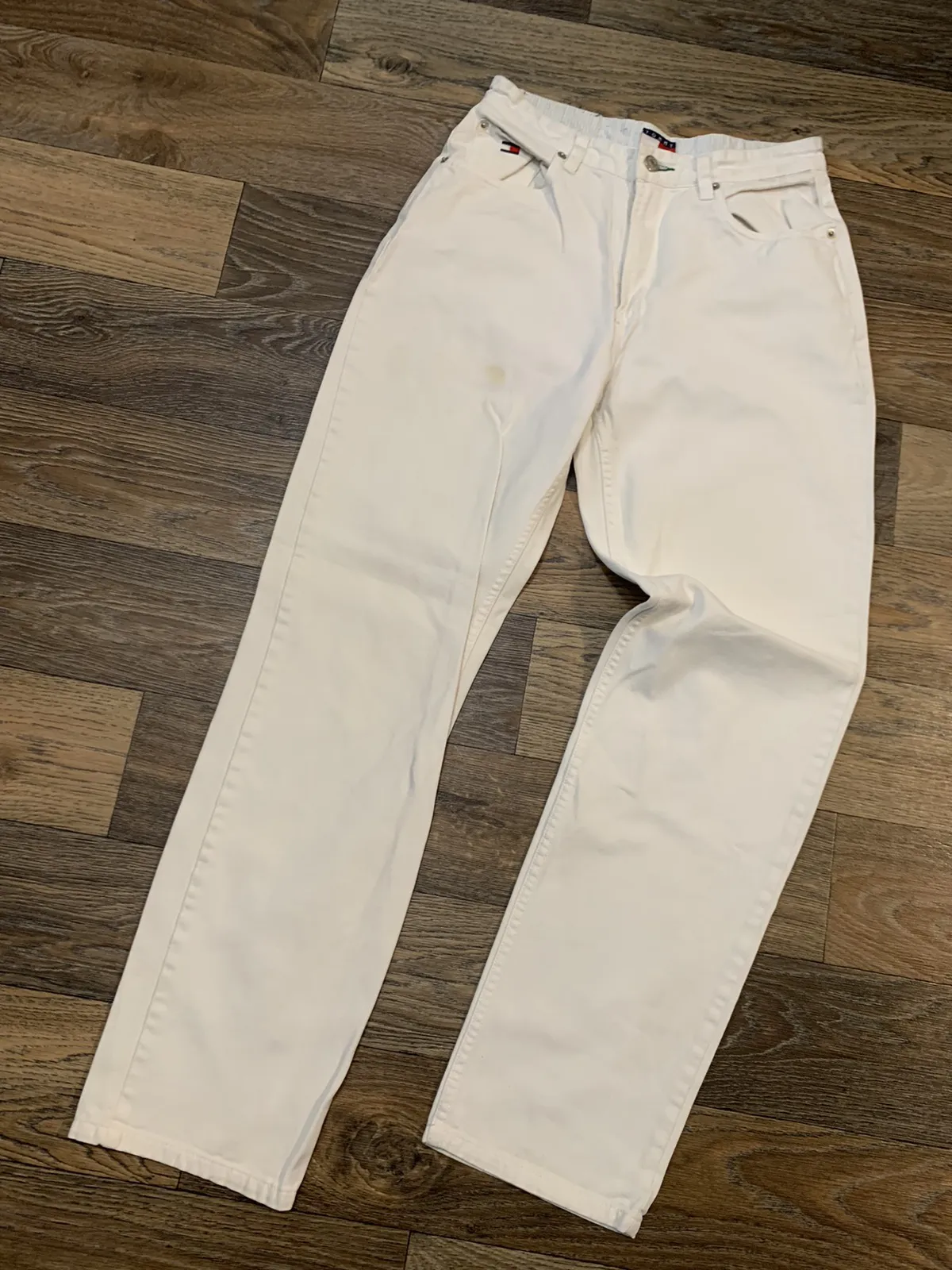 Vintage Tommy Hilfiger White Jeans 28x30
