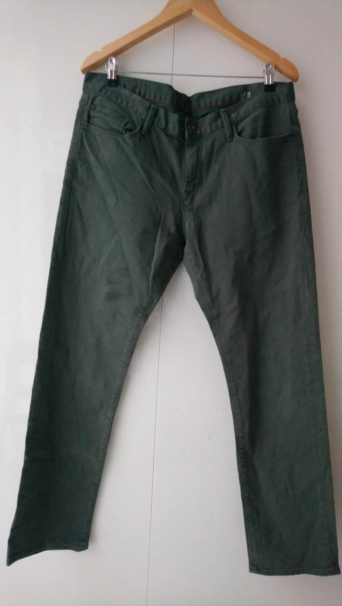 Tommy Hilfiger, Hudson, dark green jeans