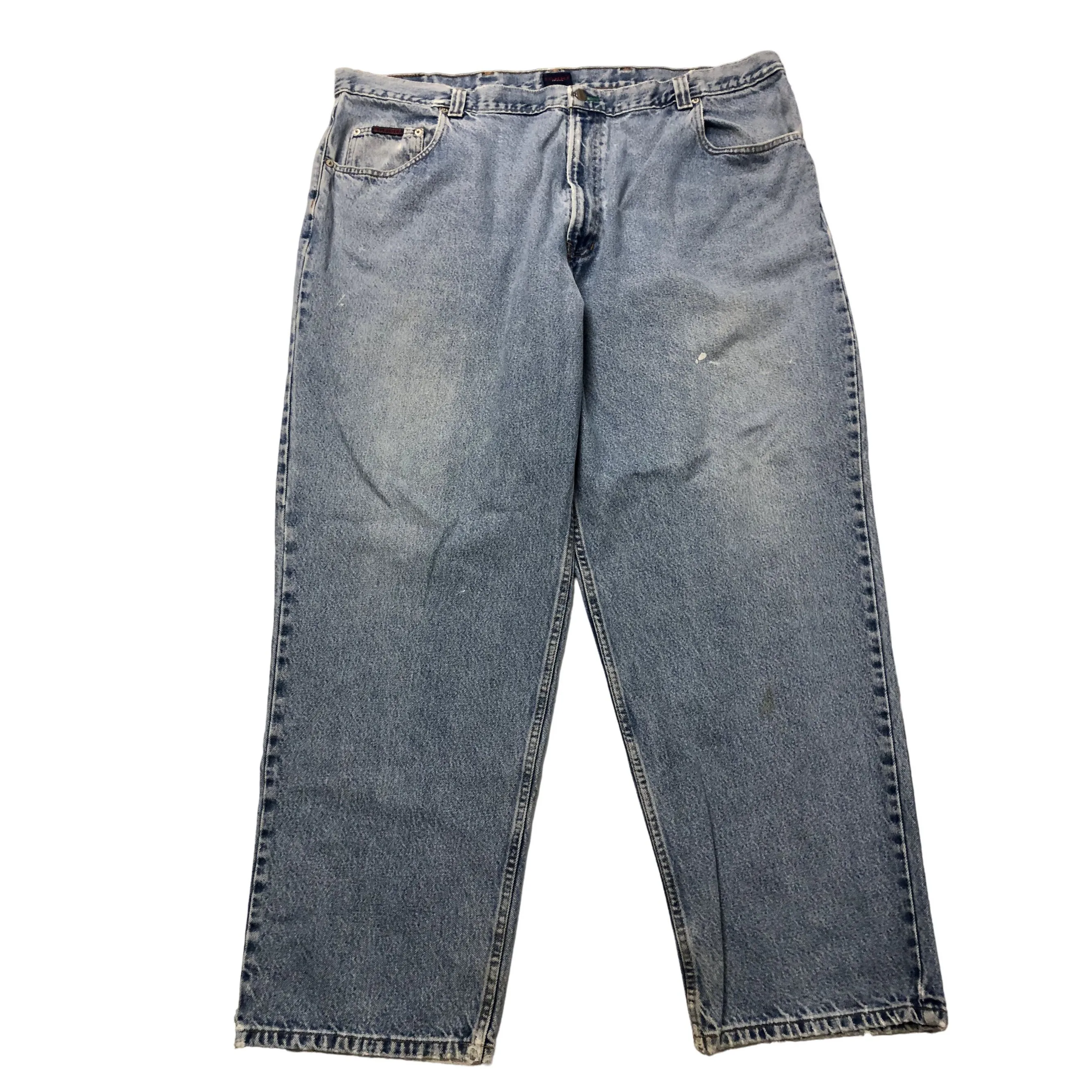 90's Tommy Hilfiger DISTRESSED Jeans BAGGY Denim Pants 48/32