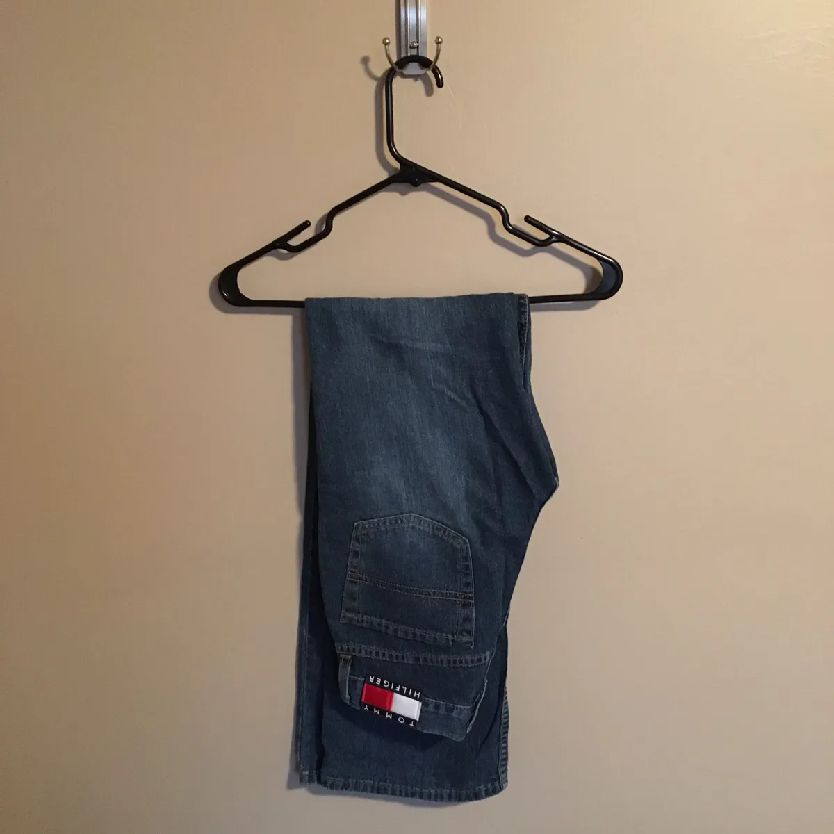 Flag Patch Denim Jeans