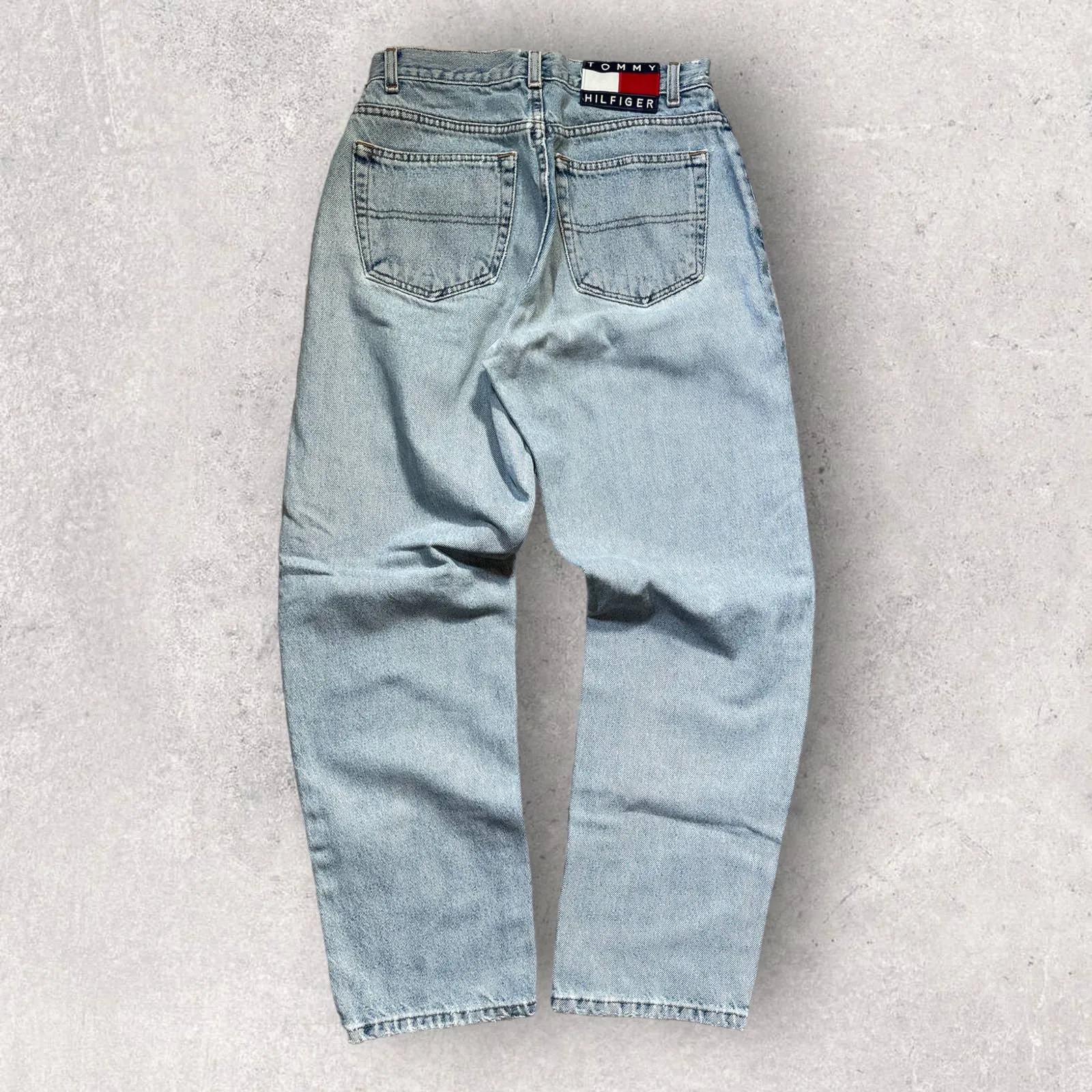 Crazy Vintage Tommy Hilfiger Baggy Denim Jeans Baggy