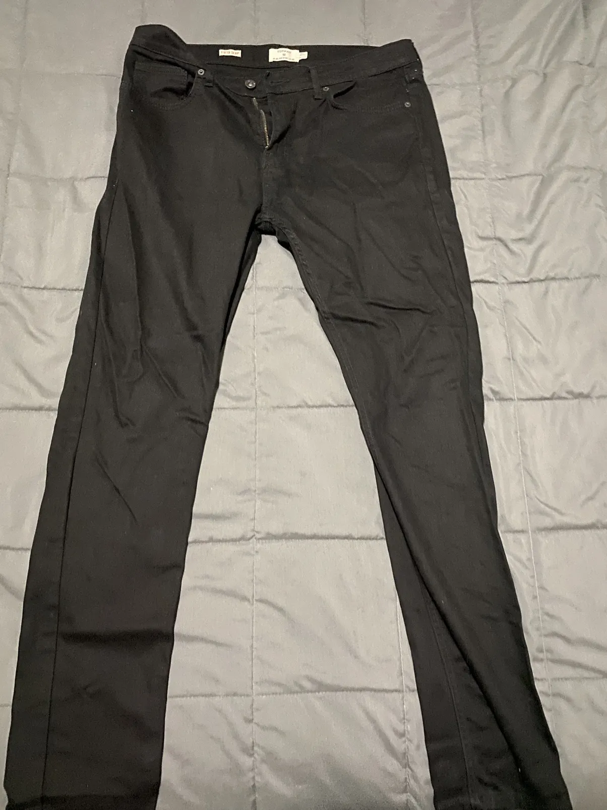 Topman Black Skinmy Jeans