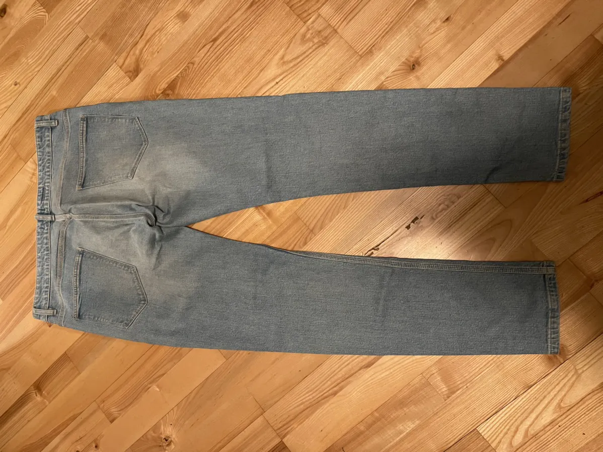 Topman Stretch Skinny Light Wash Denim