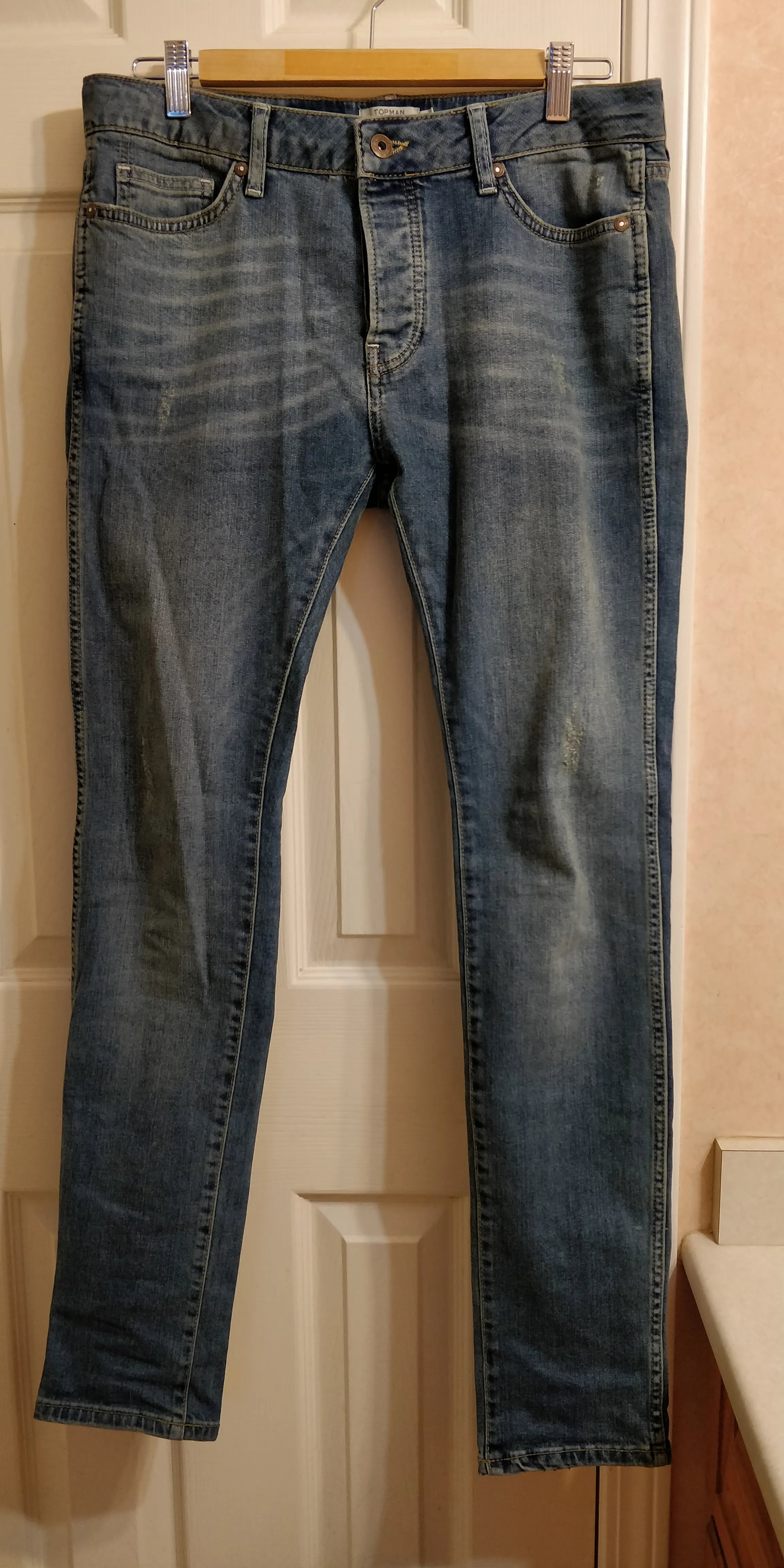 Blue Wash Stretch Skinny