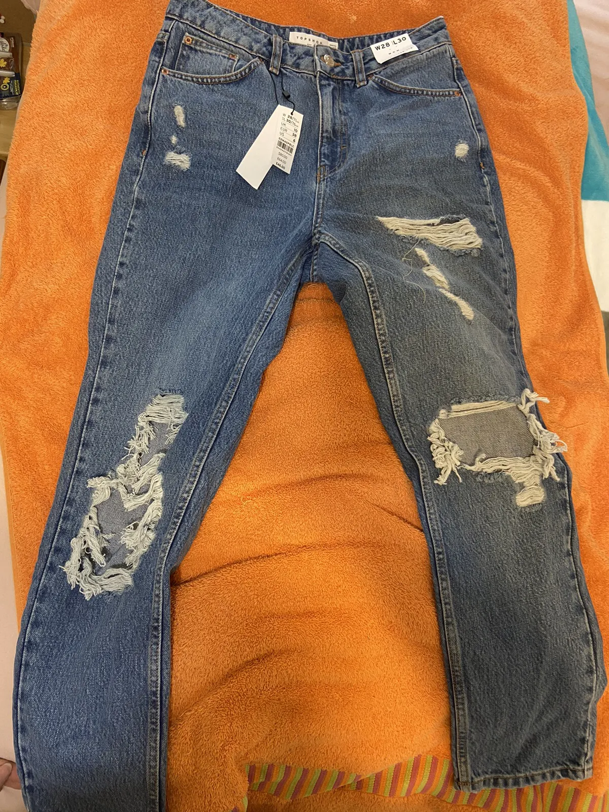 Topshop mom jeans