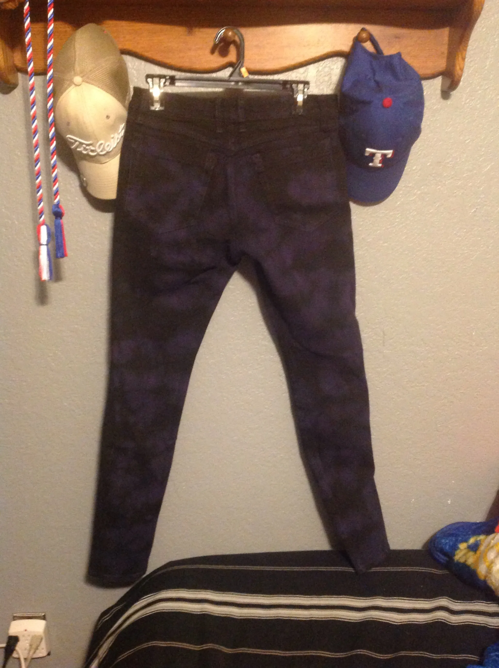Acid Wash Black/Blue Denim