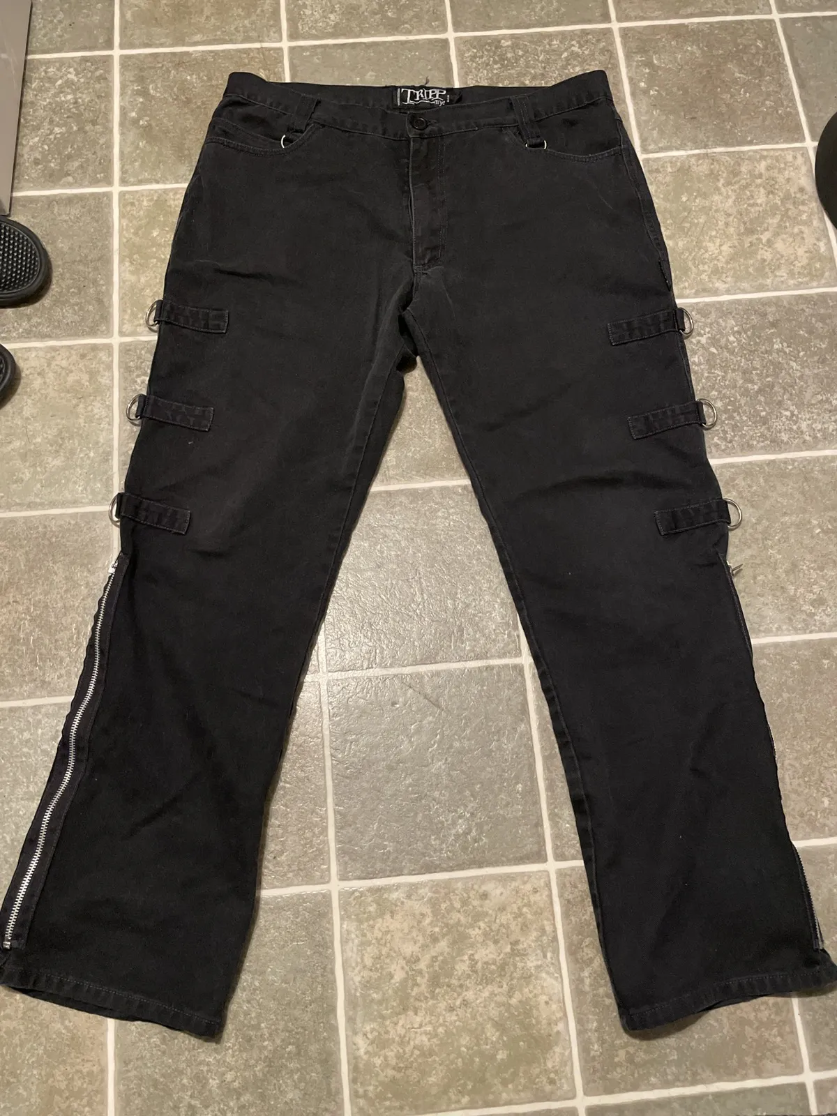 Tripp NYC zipper denim