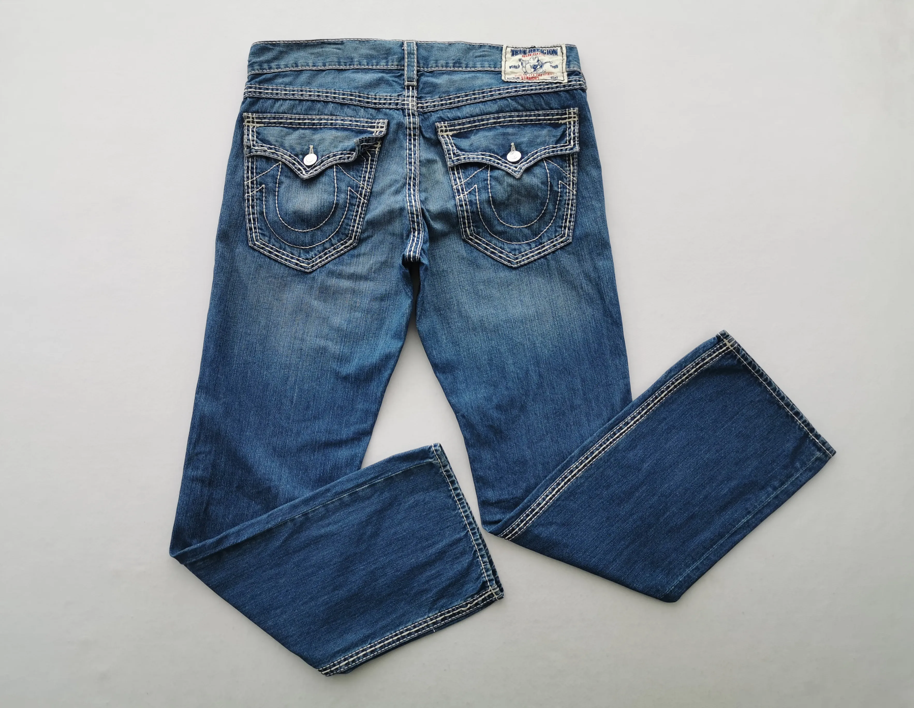 Vintage 90s True Religion Denim Jeans Made In USA Size 39