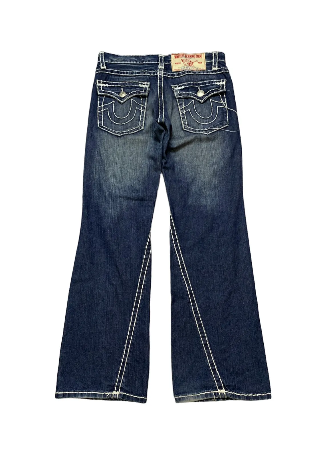 FLARE TRUE RELIGION JOE SUPER T WASHED DENIM