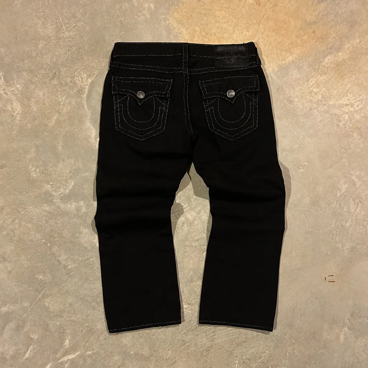 Crazy Vintage Y2K True Religion Black Tonal Jeans Opium 🕷️
