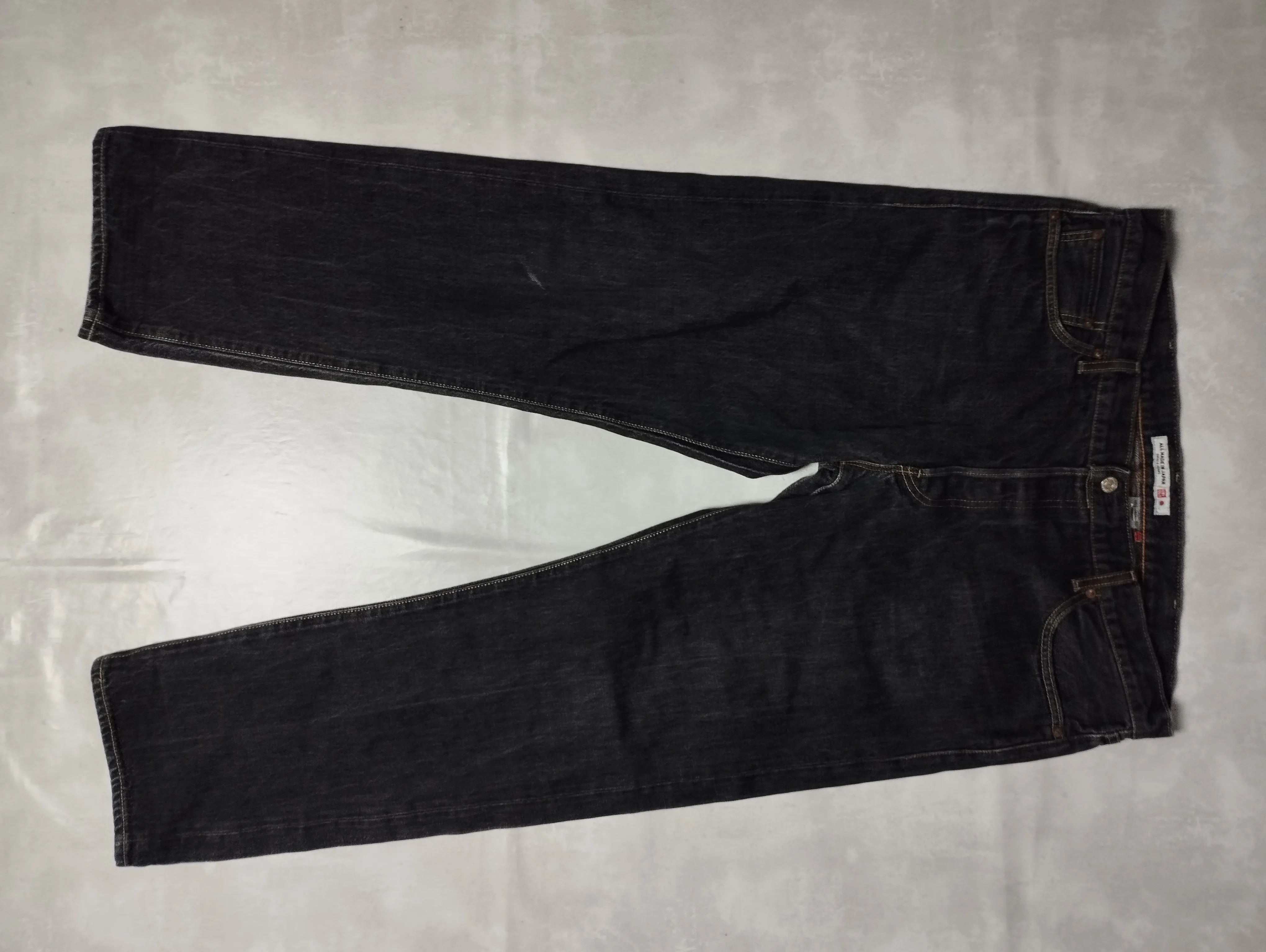 Vintage Selvedge Distressed Uniqlo Jeans