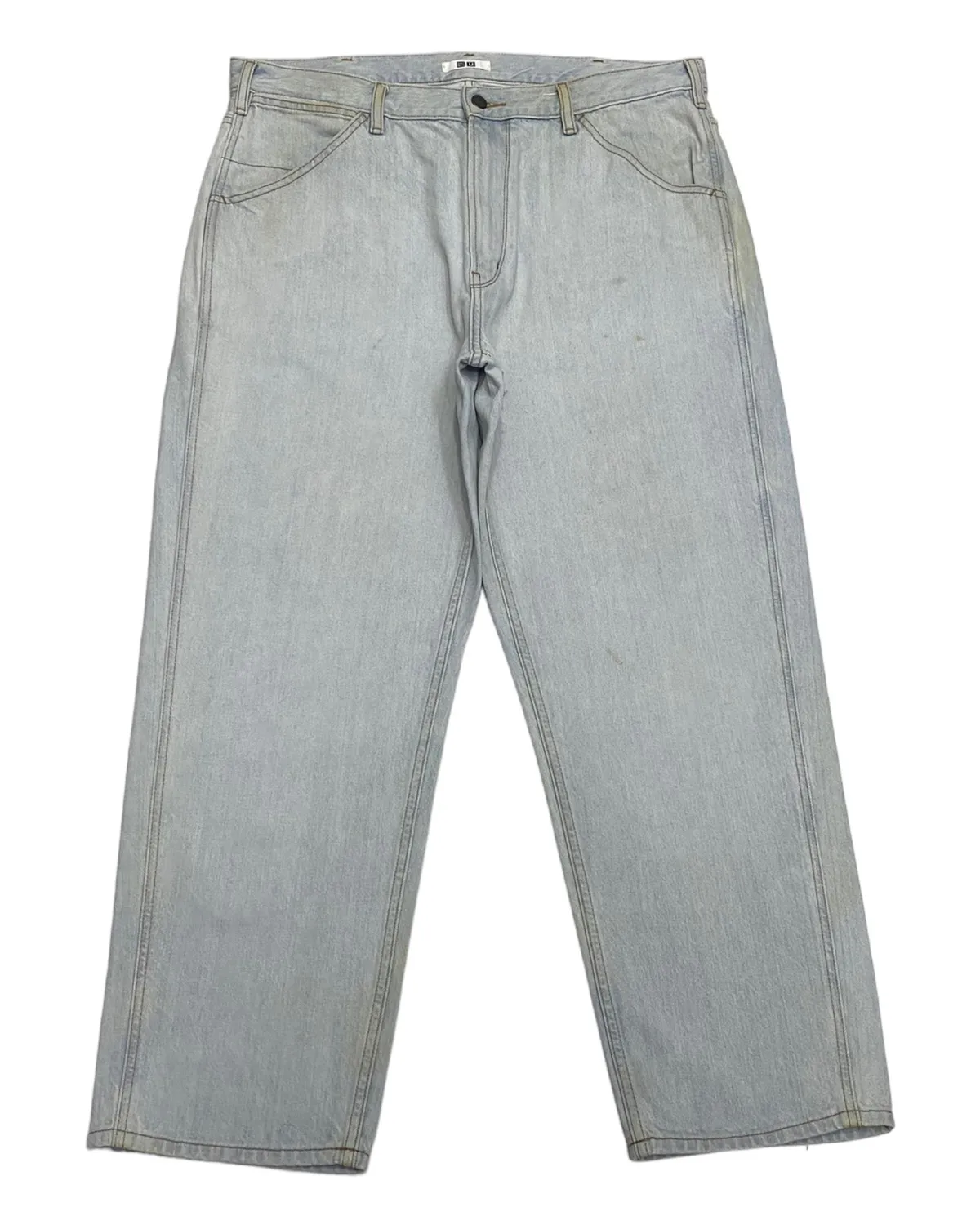 UNIQLO X CHRISTOPHE LEMAIRE OVERSIZED WIDE LOOSE DENIM JEANS