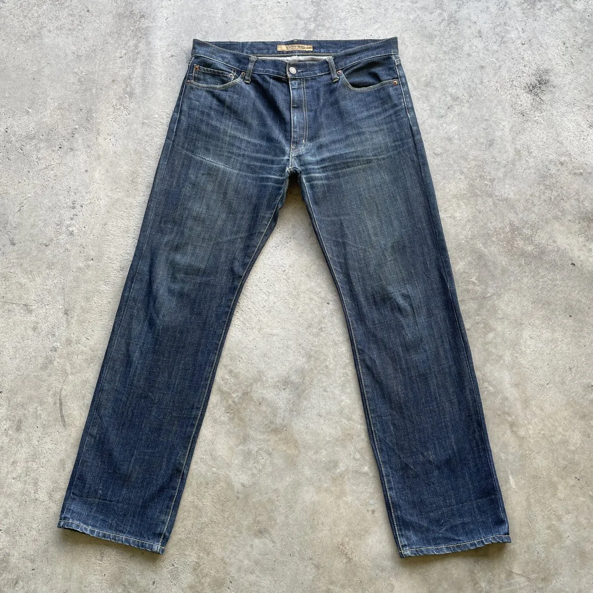 Vintage Japanese Brand Uniqlo Denim Jeans Pants W37x32