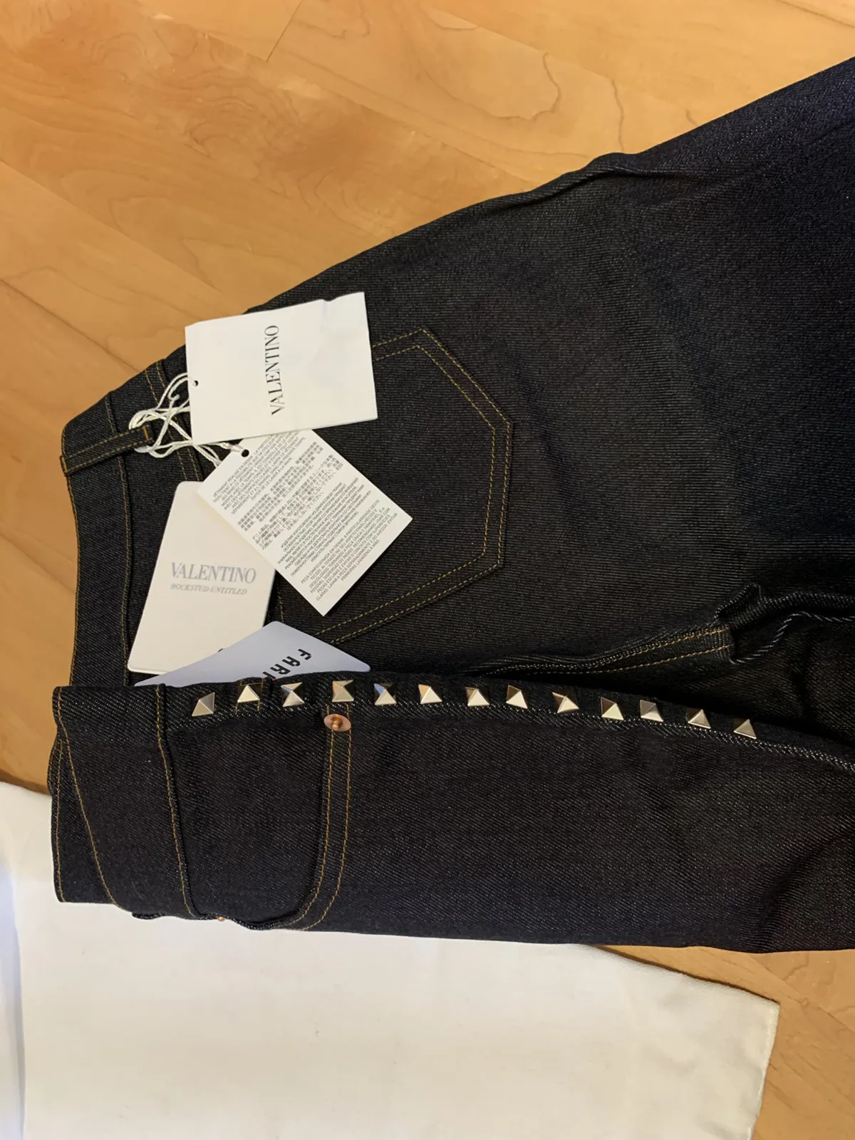 Valentino Signature Studded Jeans Size 28