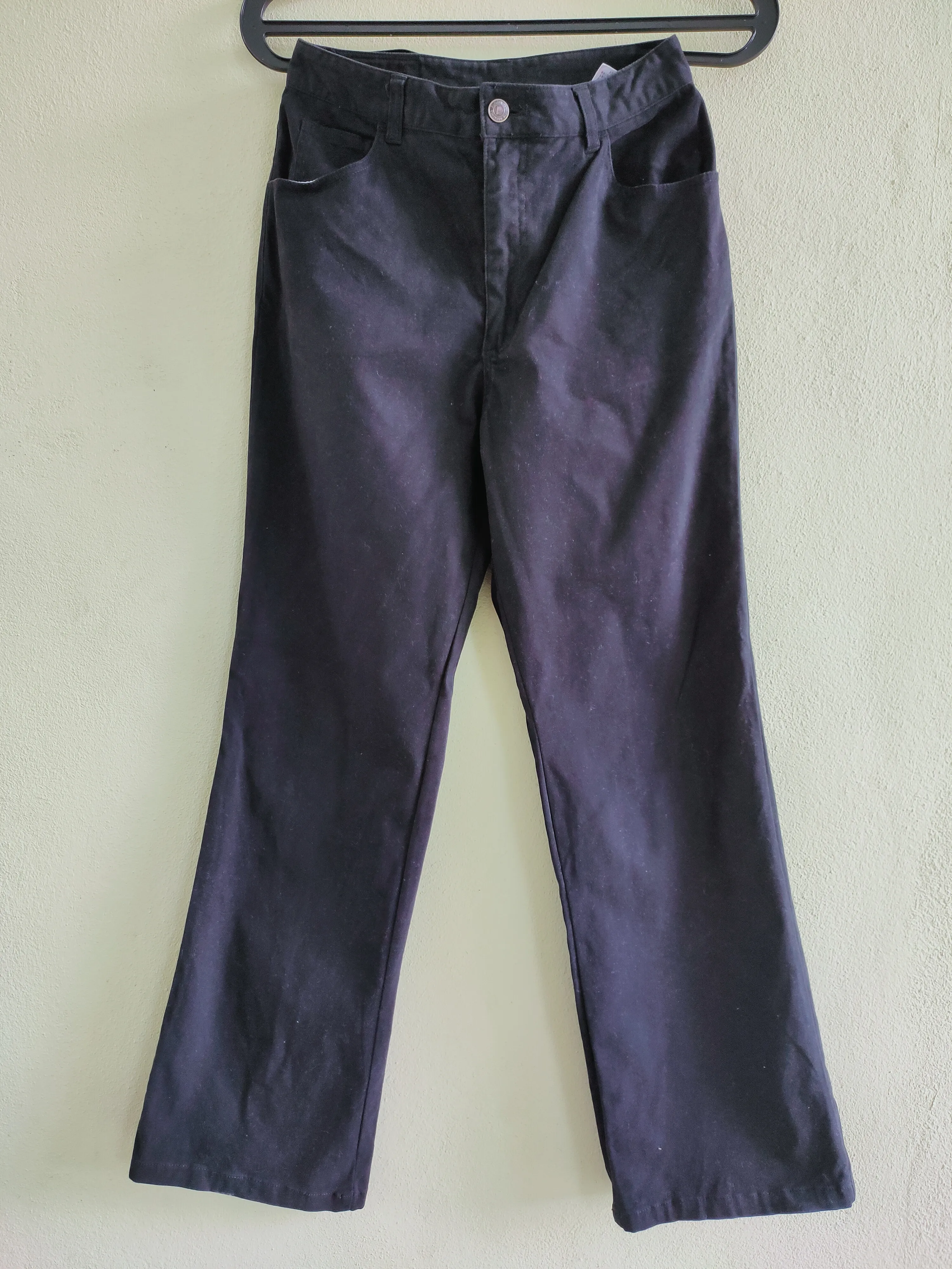 RUDOLPH VALENTINO stretch black denim