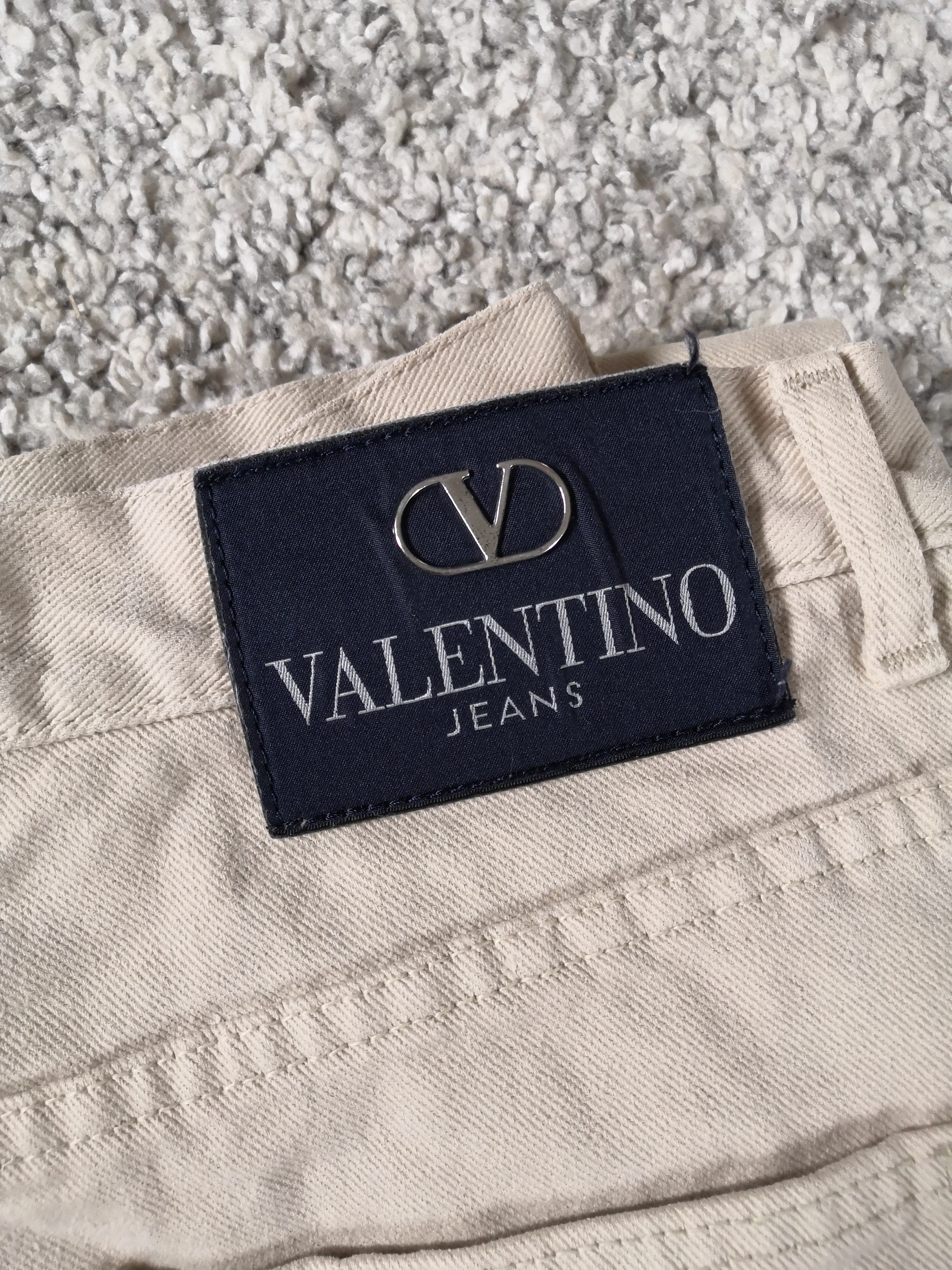 Vintage Valentino beige denim 90s Chino 36 32