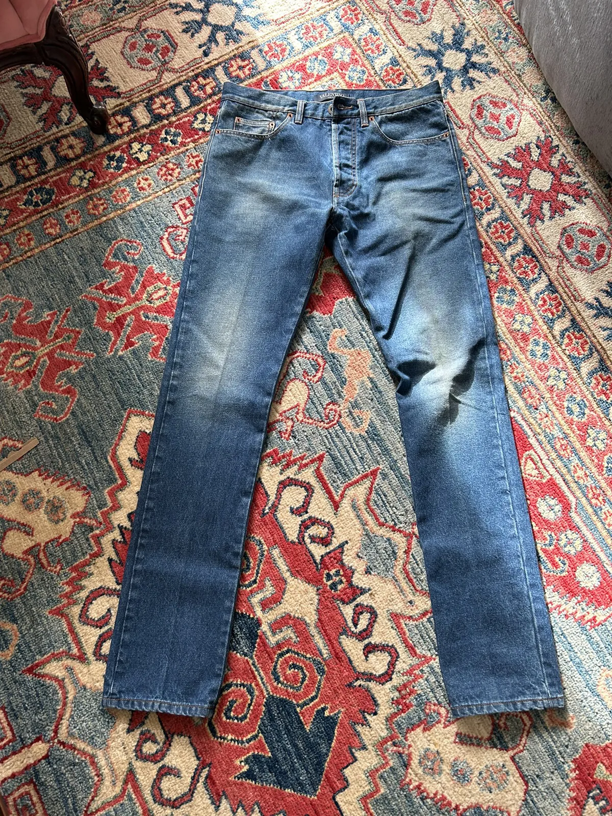 Valentino Blue Lava Jeans Denim MSRP $945