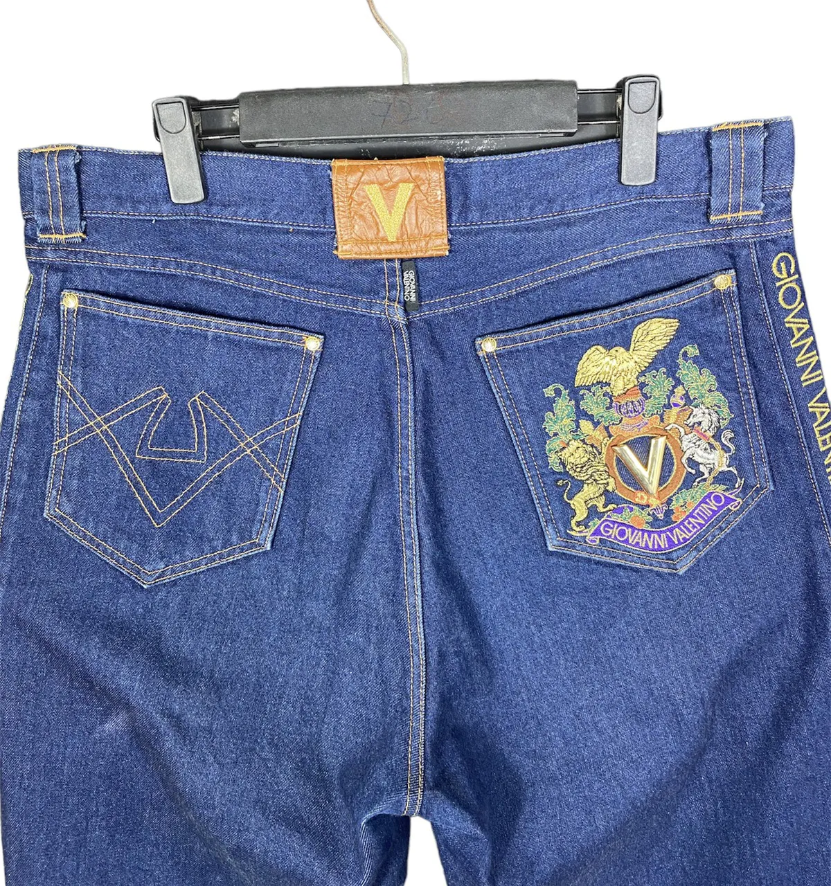 Vintage Giovanni Valentino Embroidery Jeans made in Italy