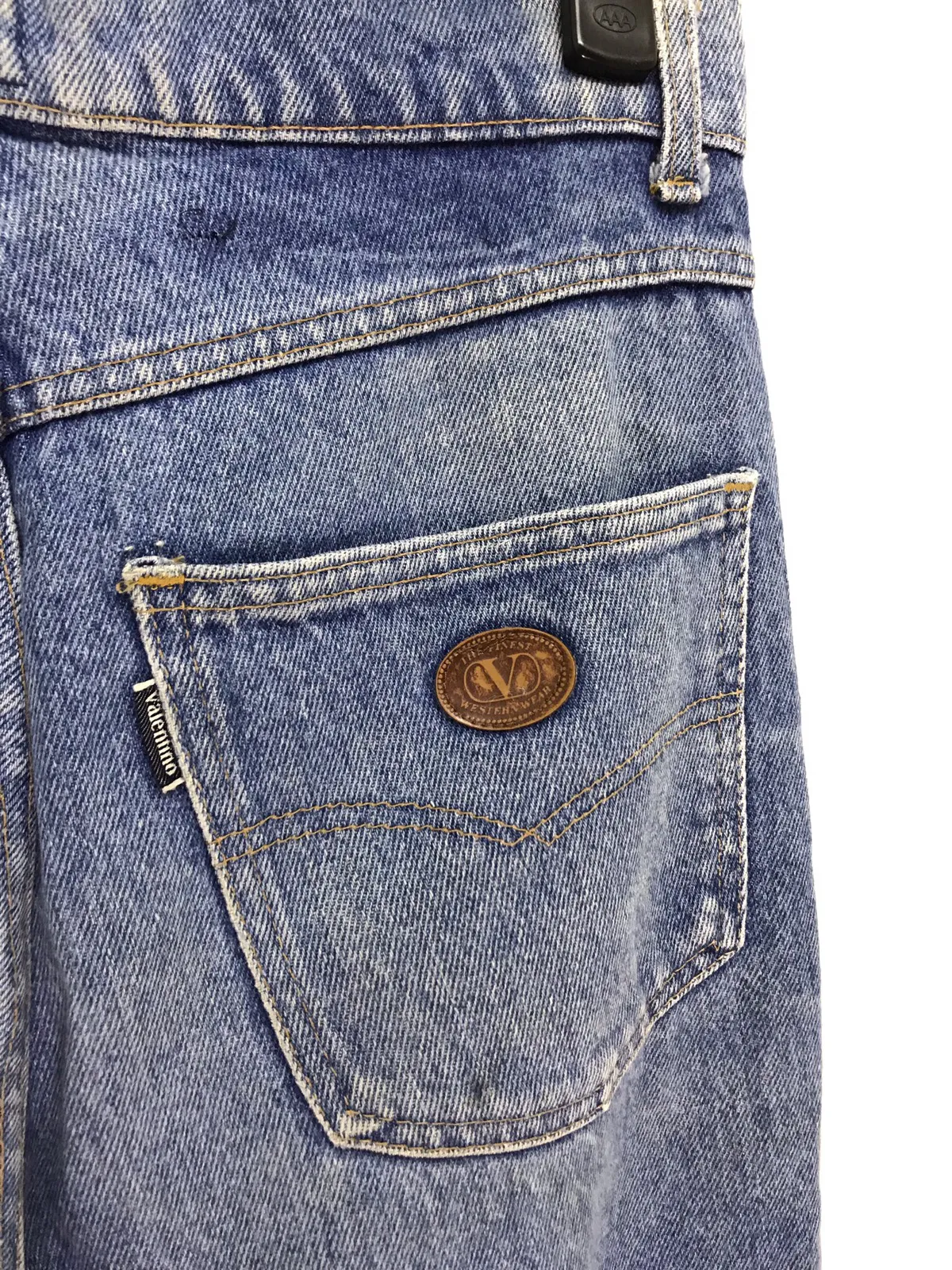 Made in Italy Valentino Vtg 90s Denim Pant Regular