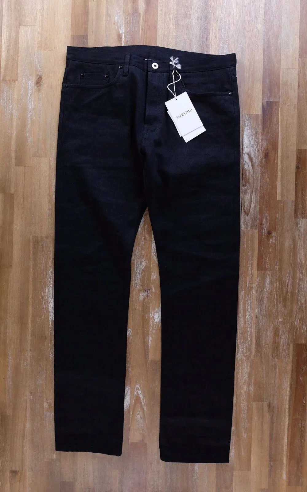 VALENTINO slim fit black jeans denim 32 US / 48 EU - NWT