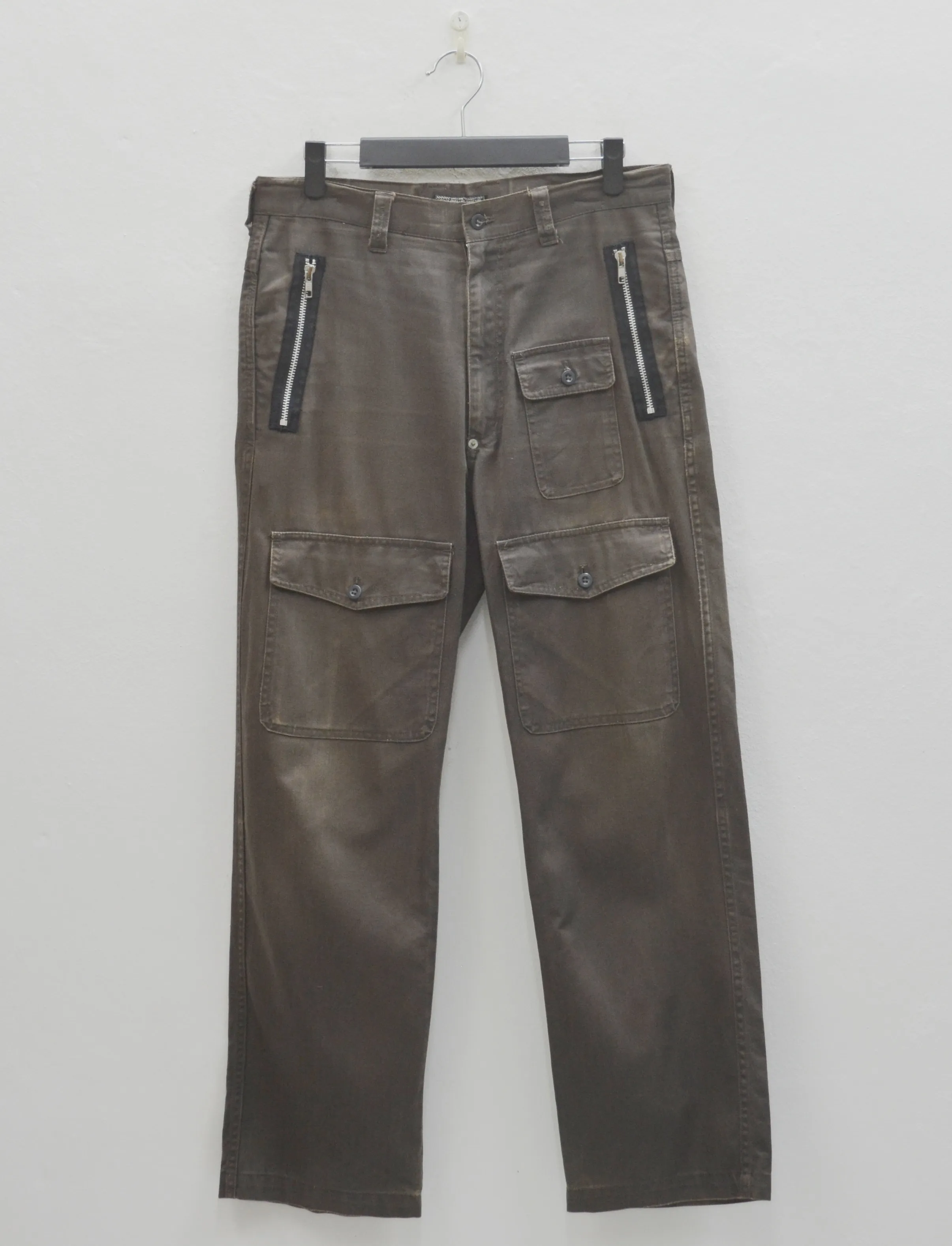 90s Vans Brown Cargo Cotton Pants Skaters Rock N Roll