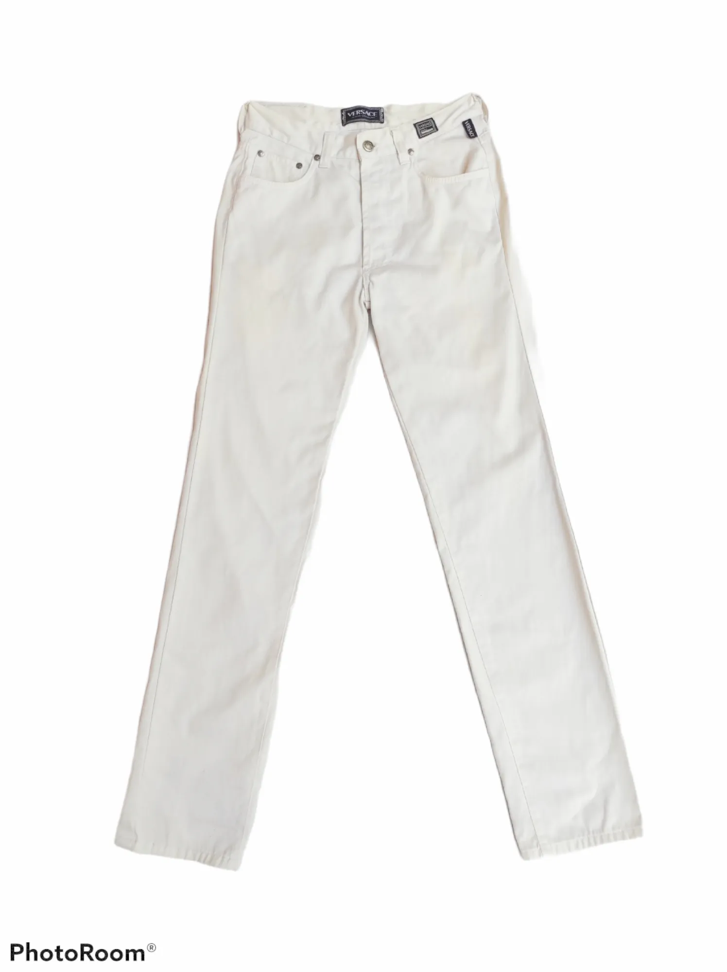 Versace Jeans Couture White Pants