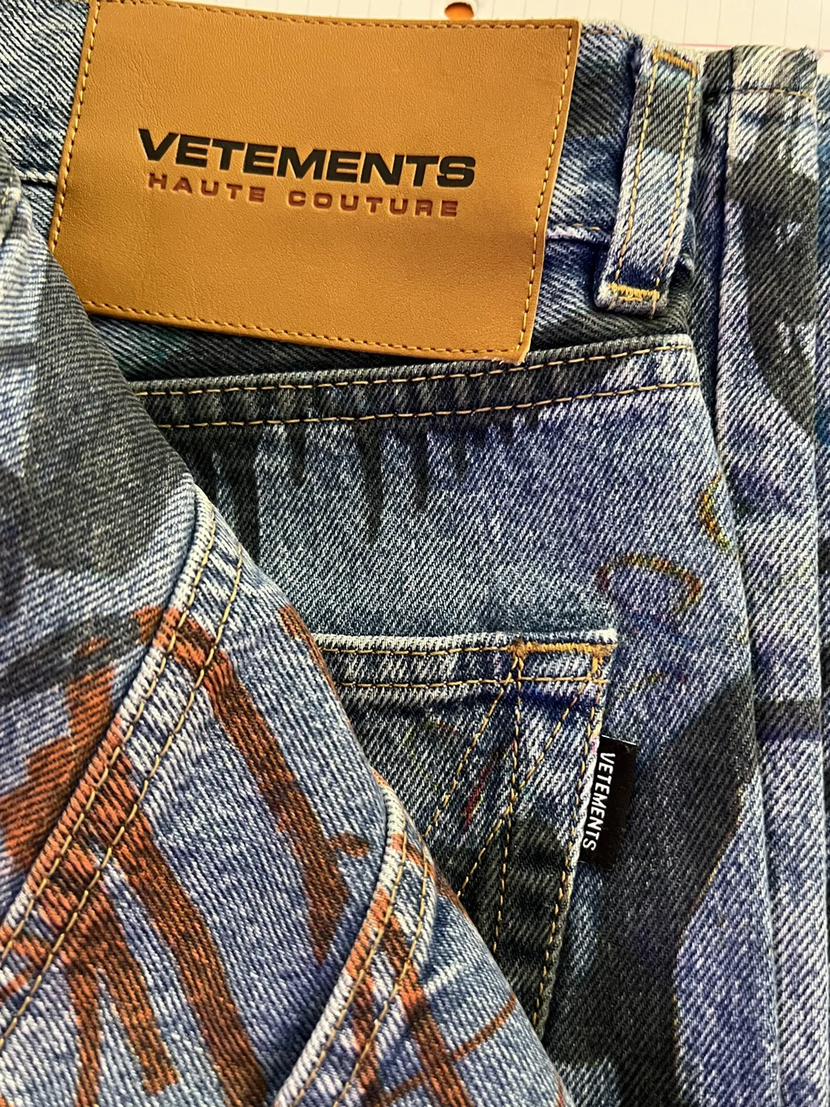 Vetements Grafitti Denim NEW