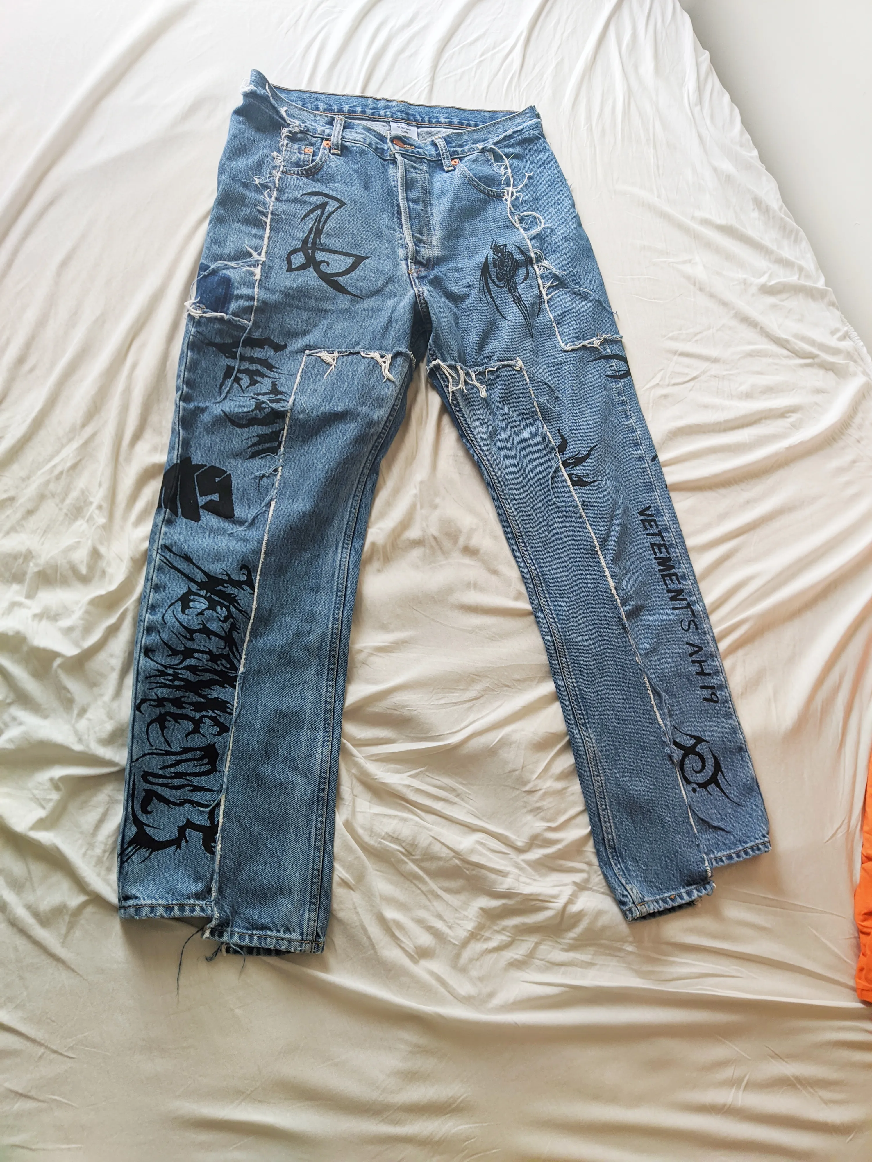 Vetements x Levi's Tribal Tattoo Reconstruct