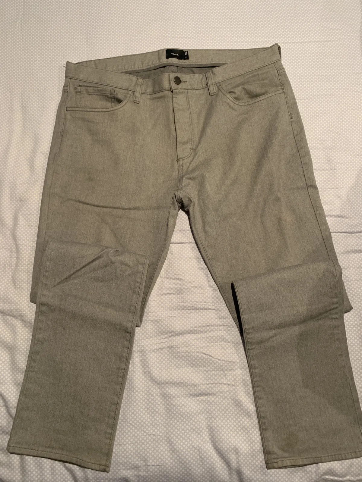 Vince jeans light grey denim size 36