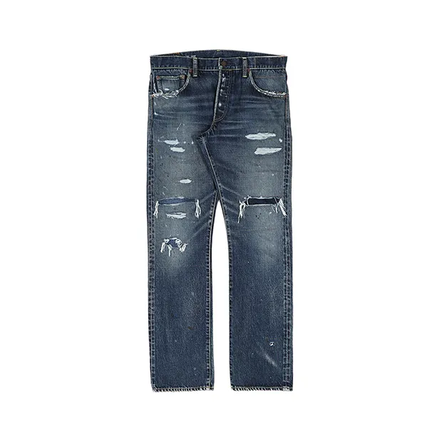VISVIM SOCIAL SCULPTURE 01 SLIM DAMAGED-17