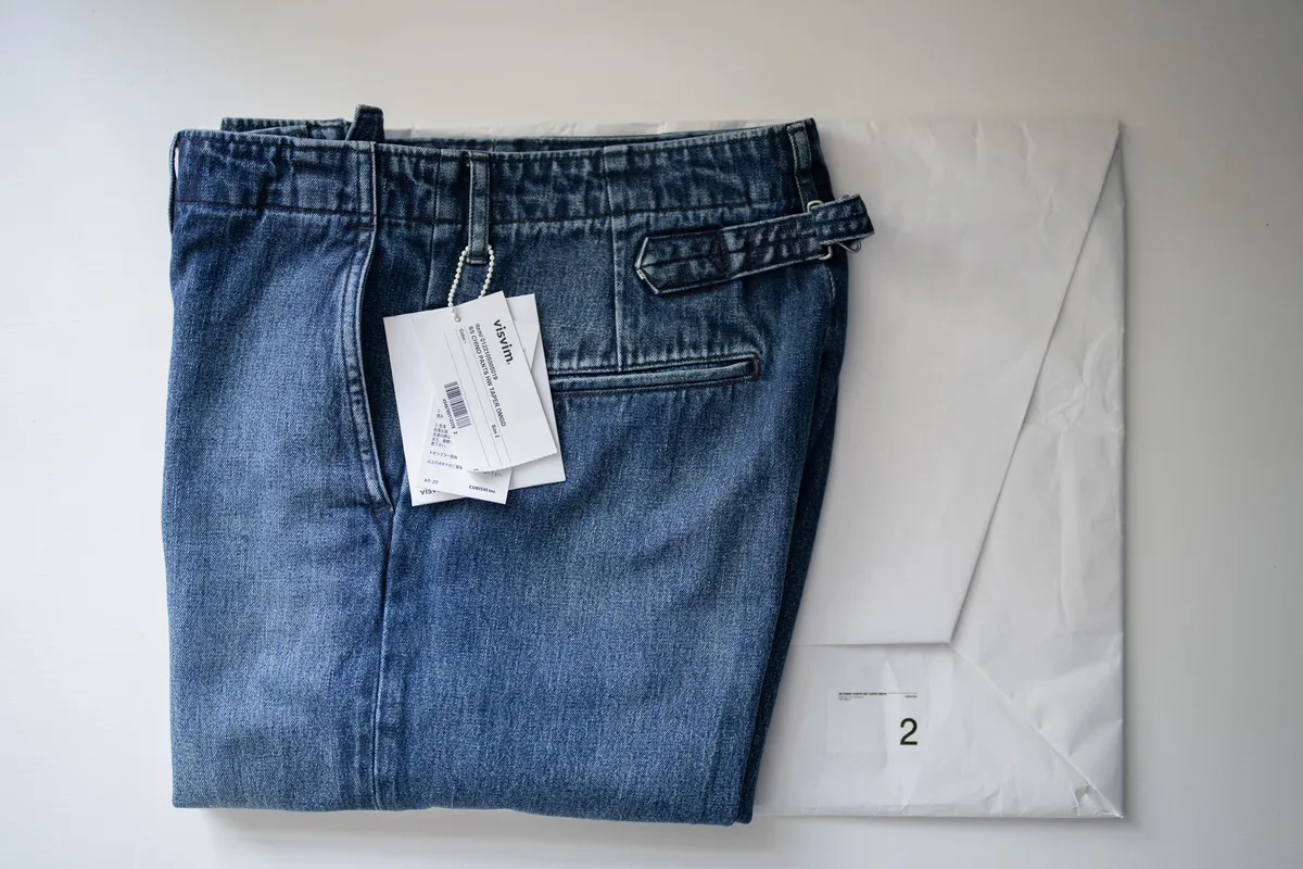 SS Chino Pants HW Taper Dmgd