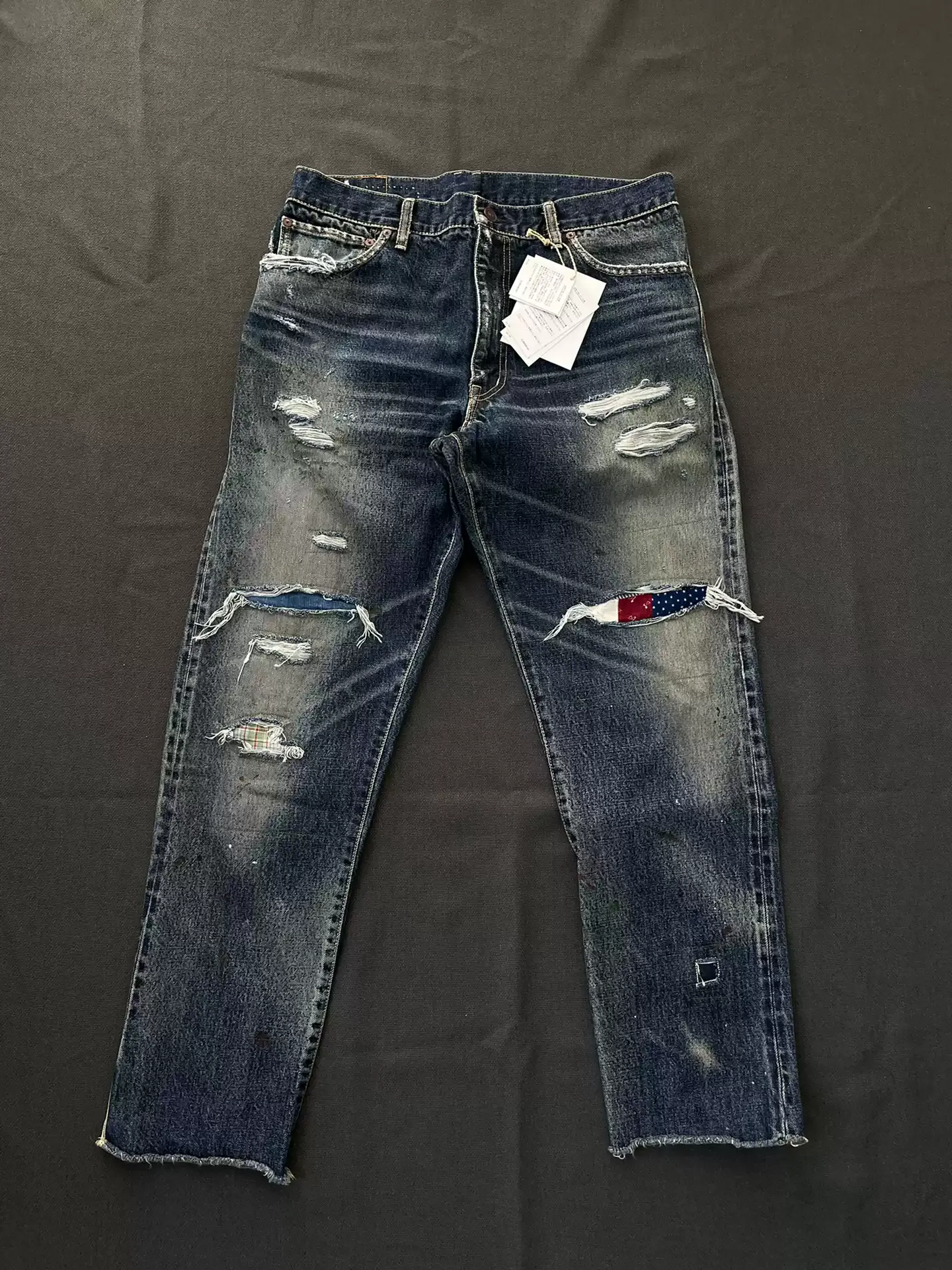 VISVIM SS JOURNEYMAN PANTS TACKED CRASH 21AW