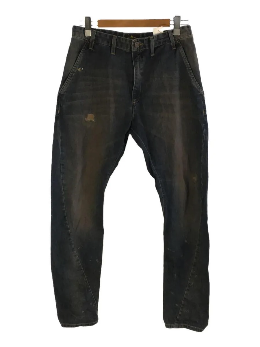 Rare Spiral Stitch Aged Denim Jeans