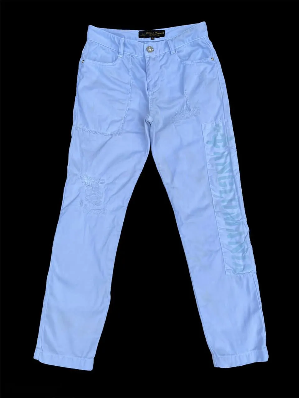 Vivienne Westwood Anglomania Distressed Design Denim Pants