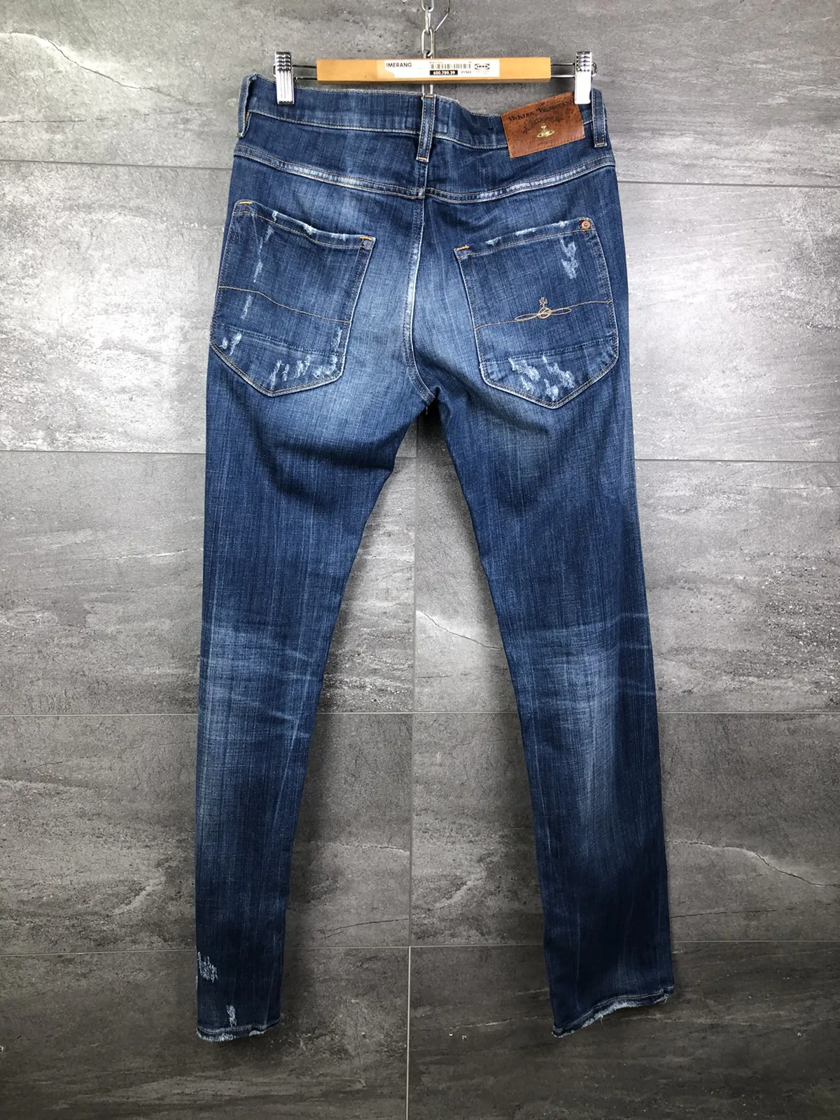 Vivienne Westwood denim selvege distressed jeans size 30