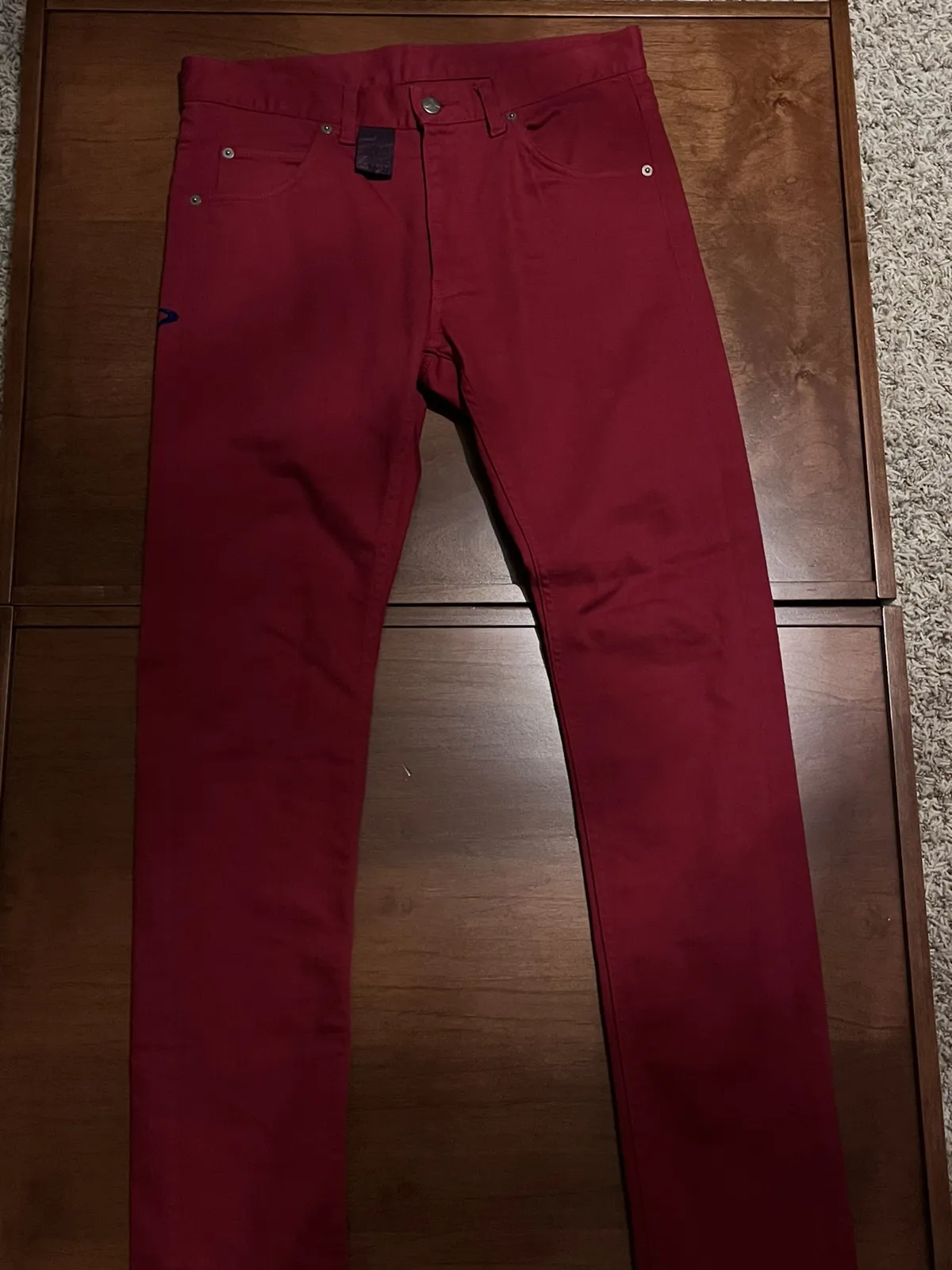 Vivienne Westwood Man Red Skinny Jeans