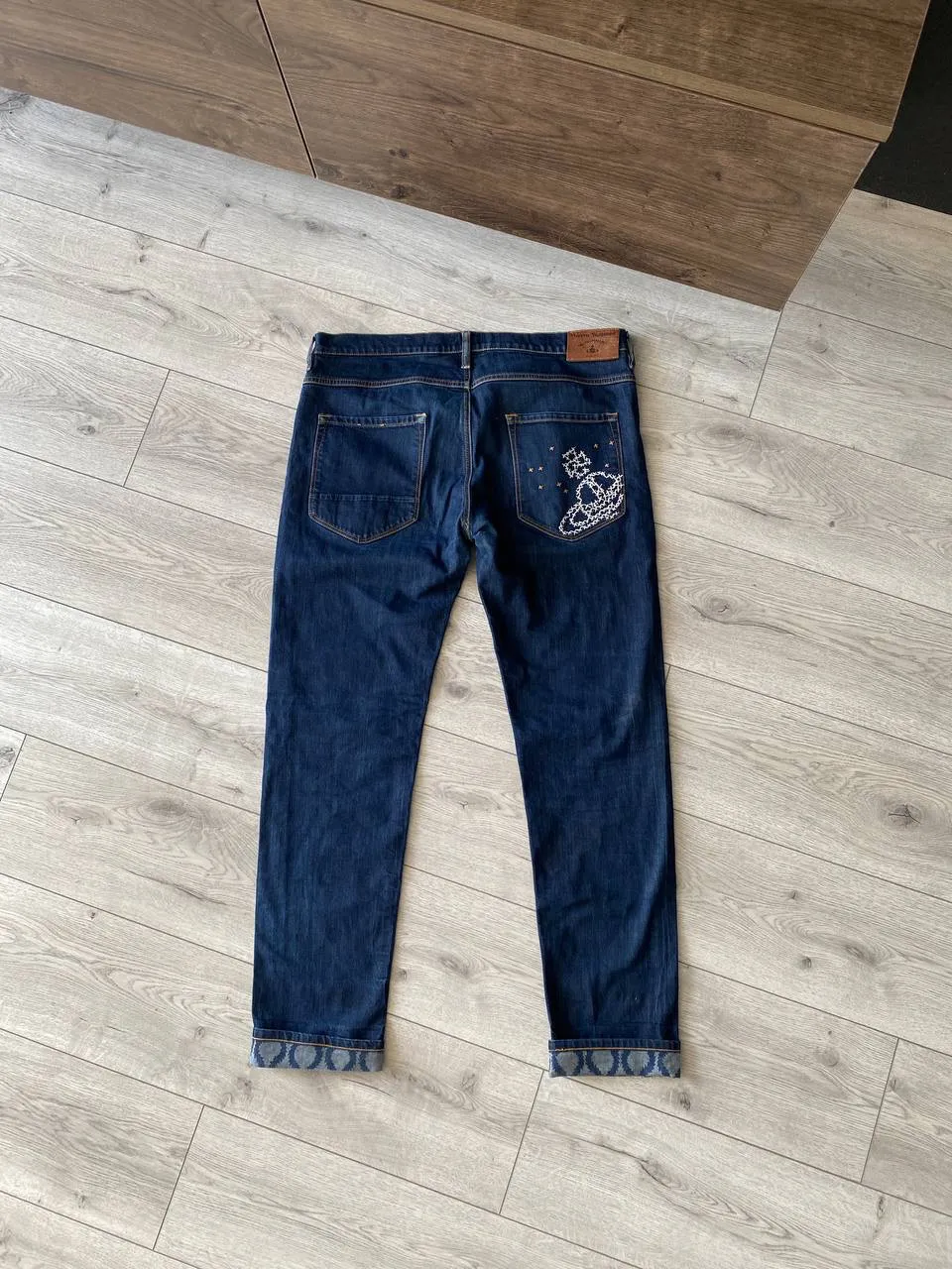 Vivienne Westwood Big Logo Orb Denim Jeans